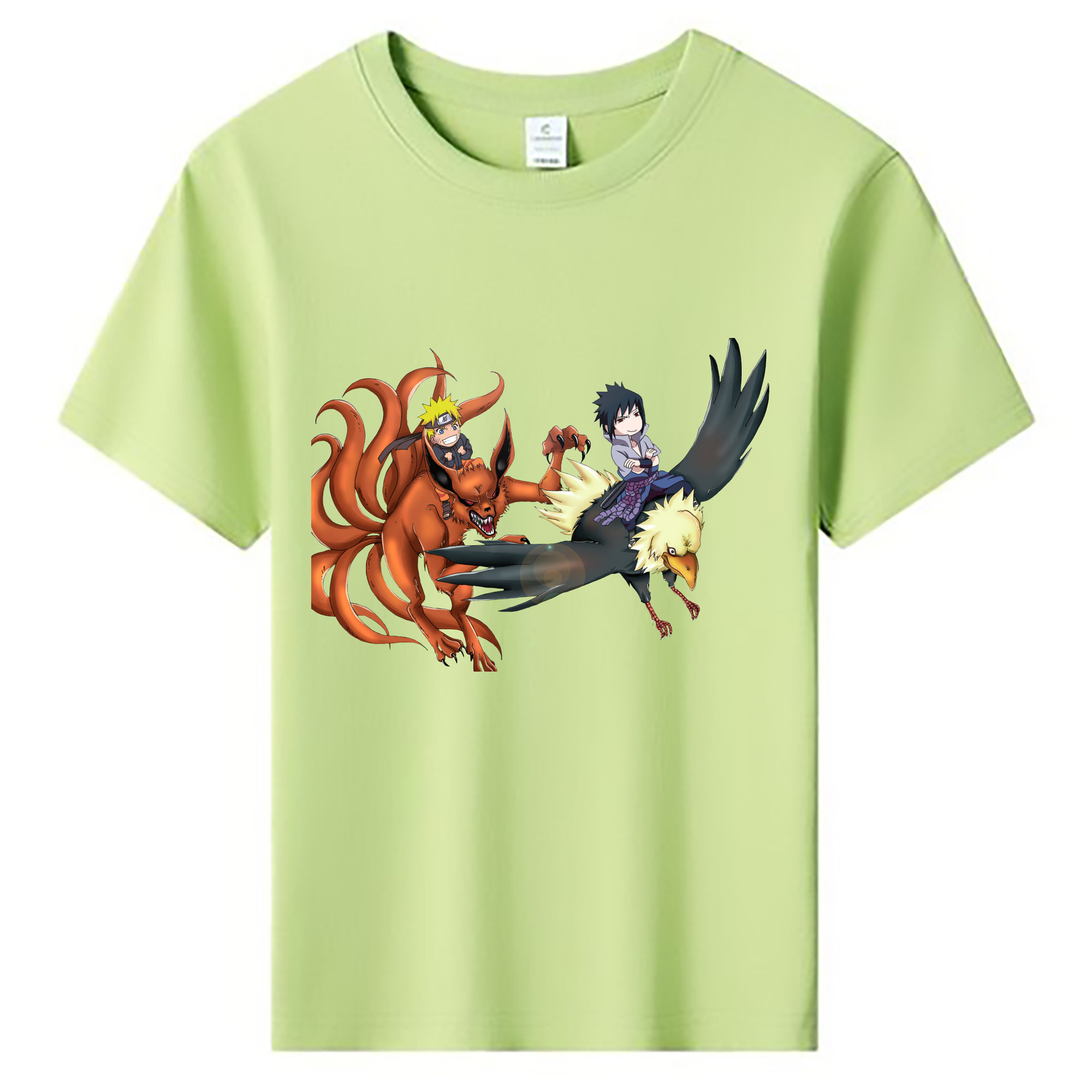 （画像用） NARUTO -ナルト- うずまき ナルト Uzumaki Naruto 綿100％キッズTシャツ（フロントプリント）